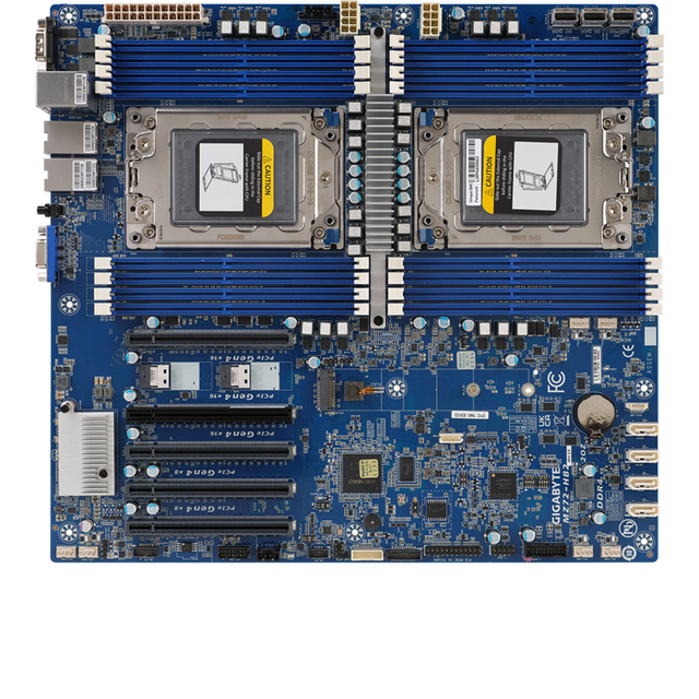 Gigabyte AMD MZ72-HB2 E-ATX Dual Socket EPYC 7003 DDR4 SATA New Motherboard