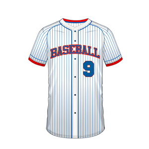 Maillots de baseball personnalisés imprimés, à coupe courte, anti-humidité, pour équipes, vente en gros, fournisseur OEM, fabricant, pour adultes - Product Image 5