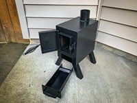 Poêle à bois miniature de haute qualité fait maison