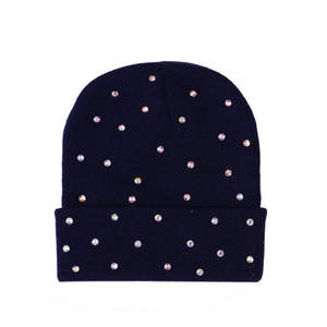 Gorro de Invierno Cálido de Algodón 100% Transpirable e Impermeable con Panel Frontal Bordado Personalizado de Leopardo Lavado, Venta al por Mayor de Moda OEM - Product Image 2