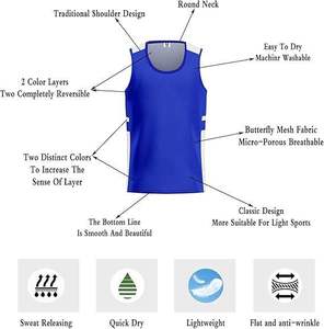 Nueva Llegada: Camiseta de Baloncesto para Hombre, 100% Poliéster, Ligera, de Secado Rápido, con Logotipo Personalizado, Ropa Deportiva - Product Image 2