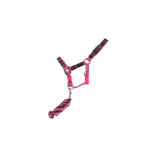 Adjustable Printed Nylon <b>Halter</b> With Brass Plated Hardware Wholesale Supplier & Manufacturer Saman Exports - Product Image 4