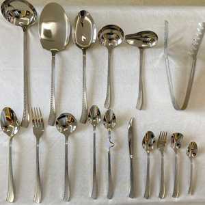 Juego de Cubiertos Modernos de Acero Inoxidable Dorado Brillante, Cubertería Pulida a Espejo, Cuchara, Tenedor, Cuchillo, Vajilla para Hotel y Restaurante, Venta al por Mayor - Product Image 5