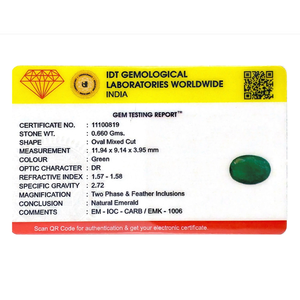 Natural Zambian Emerald 3.3 Carat Certified Loose Gemstone Pear Cut - Product Image 4