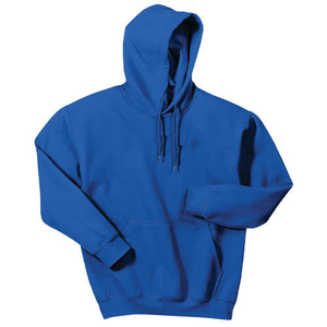 Sudaderas con Capucha Azul Rey con Logotipos de Hermandades y Fraternidades, de Algodón y Felpa, Estilo Casual para Otoño, Corte Regular, Color Sólido, con Bolsillos - Product Image 1