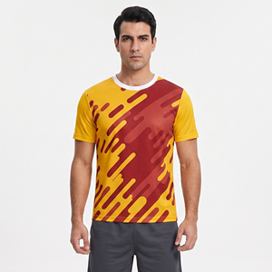 Camiseta Deportiva Transpirable de Fútbol Personalizada para Hombre, Camiseta de Fútbol de Manga Corta para Hombre, Camisetas de Fútbol con Cuello Redondo para Hombre - Product Image 6