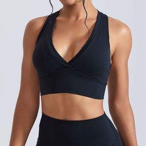 <b>Navy</b> Blue 3 Piece Yoga Set High Waist Seamless Flared Pants Deep V Neck Crop <b>Top</b> Full-Length Drawstring Jacket Breathable - Product Image 2