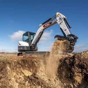 Mini-excavatrice Bobcat E42 haute performance, vente directe usine, pelle compacte sur chenilles 4,2T, équipement de terrassement disponible en stock dès maintenant - Product Image 6