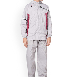 New RTS Custom Logo Men's Nylon <b>Wind</b> <b>Breaker</b> Contrast Panel With Pant Set For Summer Breathable Set Highstreet Zipper Jacket - Product Image 1