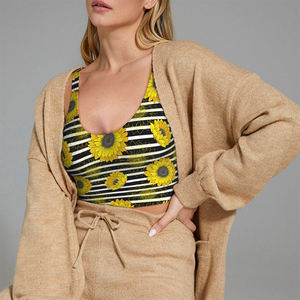 Soutien-gorge de sport respirant sans couture pour femme, haute performance, avec rembourrage amovible, idéal pour le fitness, la gym et le yoga, sublimation frontale, design simple - Product Image 4