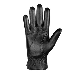 Gants d'hiver rétro en cuir de mouton véritable pour hommes, compatibles écran tactile, pour usage quotidien et sportif, vente en gros usine - Product Image 1
