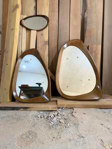 Handcrafted Organic Modern Round <b>Mirror</b> Wood <b>Frame</b> Wall Decor Eco-Friendly Home Decoration - Product Image 3