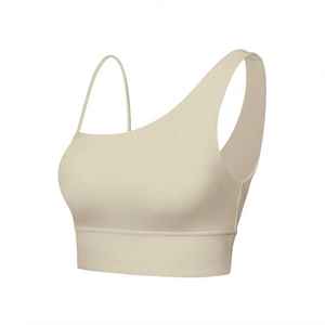 Soutien-gorge de sport personnalisé haute performance pour femme – Top de yoga élégant à une épaule, respirant et tendance - Product Image 6