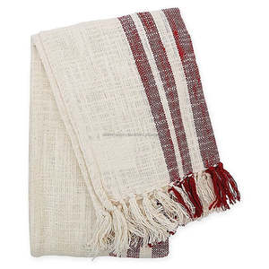 Manta de Sofá Tejida a Mano con Textura Slub, Manta Tejida Lavable al por Mayor de la India para Todas las Temporadas - Product Image 4