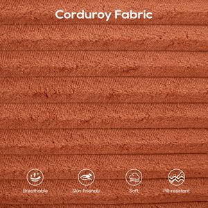 Sofá Cama Compacto de Terciopelo, Diseño Convertible 2 en 1, Espuma Viscoelástica y Estructura de Acero, Pequeño, Sin Necesidad de Ensamblaje - Product Image 6