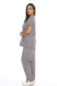 <b>Scrub</b> Uniform Sets Wholesale Custom Nursing Workwear Cotton Blend Medical <b>Clothing</b> Private Label Production With Pockets - Product Image 2