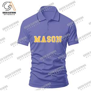 Camiseta Deportiva de Golf de Poliéster, Camisetas Polo Masónicas Personalizadas con Logotipo Bordado, Camiseta de Golf de Secado Rápido, Camiseta Deportiva para Hombre - Product Image 3