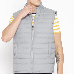 Gilet matelassé sur mesure pour homme en toile de qualité supérieure, écologique, léger, respirant, avec boutons, pour l'hiver et les occasions décontractées - Product Image 5