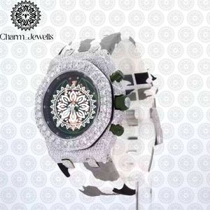 Charm_Jewells Men's Luxury Vintage Stainless Steel Watch 40mm Case Mechanical Movement <b>Chronograph</b> Sapphire Crystal Dial Analog - Product Image 2