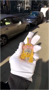 จี้พระเยซูประดับเพชรหลากสีสันสวยงาม เงินแท้ 925 ชุบทองคำสีกุหลาบ พร้อมจี้รูปพระเยซูสำหรับสวดมนต์ ลดราคาพิเศษ - Product Image 2