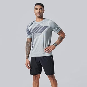 Camisetas Deportivas de Cuello Redondo de Secado Rápido para Hombre – Camisetas de Manga Corta para Gimnasio, Running y Entrenamiento, al por Mayor - Product Image 2