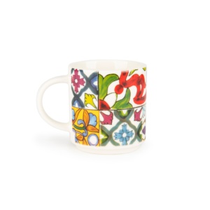 Set di 6 Tazze da Caffè in Porcellana Lisbona Excelsa 8,5x6x6,5 Cm - Product Image 1