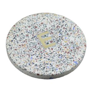 Ensemble de dessous-de-verre plats arrondis en pierre polie pour la décoration de la maison, la table à manger, la vaisselle, les dessous-de-verre de table, les tapis de table de restaurant - Product Image 4