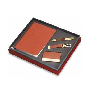 Ensemble de cadeaux 3 en 1 très vendu avec porte-clés, stylo et porte-cartes de visite pour le bureau et les affaires, disponible à la vente - Product Image 2