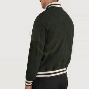 Veste en cuir suédé véritable, élégante et tendance, de haute qualité, en cuir suédé authentique, pour l'hiver - Product Image 5