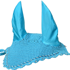 Voile anti-mouches pour chevaux, design personnalisé, insonorisé, fait main, en coton doux et respirant, écologique, léger, pour équipes sportives professionnelles, avec protection des oreilles - Product Image 5