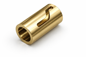 Pièces en laiton usinées avec précision suisse |   Composants en laiton usinés sur commande par CNC, utilisant des pièces de précision usinées sur commande par CNC de type suisse - Product Image 2