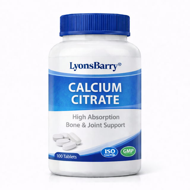 Calcium Citrate Tablets for Bone Density, Calcium Absorption & Joint Support Supplement