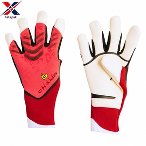 Gants de gardien de but en caoutchouc unisexes pour adultes de haute qualité, respirants, coupe-vent, à doigts complets, antidérapants, avec fermeture auto-agrippante, les plus vendus - Product Image 5