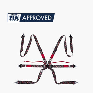 TBRACING ULTRA-D OEM ODM Harnais de course personnalisé 2 pouces FIA 8853-2016 à 6 points homologué FIA Ceinture de sécurité brevetée de Taïwan Ultra Mince Haute Performance - Product Image 2