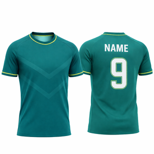 Camisetas de Fútbol Personalizadas de Manga Corta de Secado Rápido para Clubes, Equipos y Escuelas, Fabricante de Sublimación con Etiqueta Privada OEM - Product Image 1