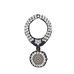 CRYSTAL <b>CRAFT</b> SUXUAN Jewelry Beads <b>Tassel</b> Necklaces Statement for Women Africa Jewelry Bohemian Multilayer Wooden Handmade Woo - Product Image 1