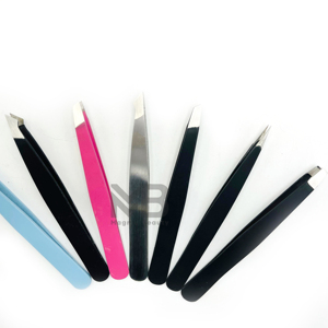 Pinzas de Precisión para Cejas con Logotipo Personalizado, Diseño Multicolor, Pinzas de Acero Inoxidable, Estilo Moderno - Product Image 5