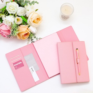 Agenda Premium de Cuero PU Triple Plegable con Papel Reemplazable, Ranuras para Tarjetas, Funda Multifuncional para Cuaderno de Viaje A5 - Product Image 2
