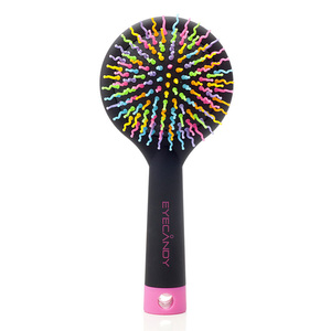 [JWORKS EXT] EYECANDY RAINBOW VOLUME S LARGE HAIRBRUSH Rainbow Volume Hair <b>Brush</b> <b>Detangling</b> Comb Anti Static With Mirror Korea - Product Image 3