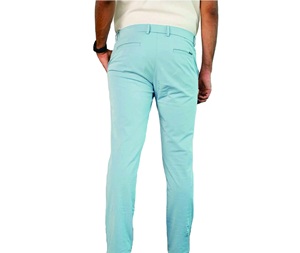 Pantalones Chino de Nueva Llegada, Color Azul Claro, Corte Slim Recto para Hombre, Logotipo Personalizado, Casuales, Lisos, OEM, con Bolsillos, Transpirables - Product Image 6