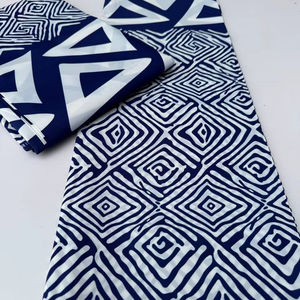 Tela de Algodón 100% con Estampado de Cera Ghana Premium para Ropa de Niñas, Bolsos, Manualidades y Batik - Product Image 1