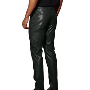 Pantalones de Cuero Casuales Ligeros para Hombre, Fabricados en Fábrica, Venta Caliente, Alta Calidad, Venta al Por Mayor, MOQ Bajo, Impermeables, Transpirables, Cintura Elástica - Product Image 5