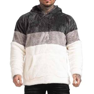 Fabricante de Ropa, Sudadera con Capucha de Forro Polar Sherpa Personalizada Reversible con Cierre y Logotipo para Hombre - Product Image 5