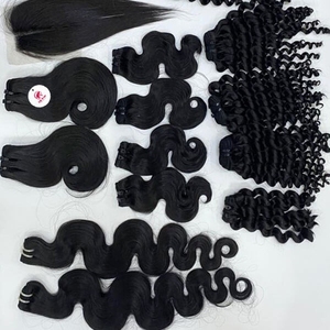 El mejor vendedor, cabello humano virgen rizado, estilo color natural, pelucas de cabello humano 100% de la fábrica VQ Hair Vietnam - Product Image 3