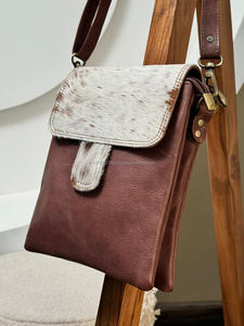 Hot Selling Cowhide <b>Leather</b> Handbags <b>Shopping</b> Bag Casual Bags Hair on Fur Genuine <b>Leather</b> Purses for Women's - Product Image 2