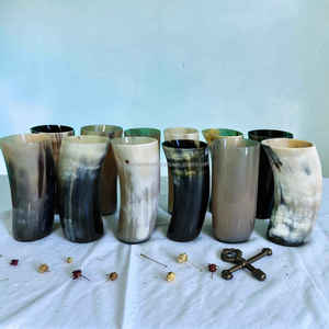 Tasse rustique en corne de viking, sculptée à la main, en corne de bœuf, à prix abordable - Product Image 6