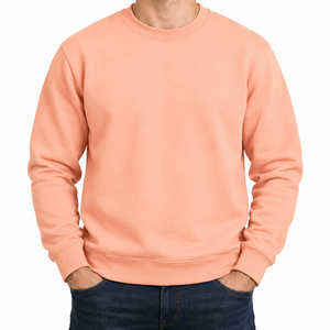 เสื้อสเวตเชิ้ตปักลายตามสั่งสำหรับผู้ชาย คุณภาพสูง ผ้าฝ้าย 100% เสื้อสวมใส่สบายๆ - Product Image 1