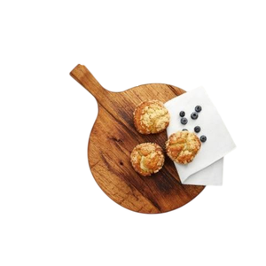 Bloque de Pizza Redondo de Madera de Acacia Ecológico de Alta Calidad, 1.5 cm de Grosor, Apto para Lavavajillas, Vajilla Elegante para Restaurantes y Hogares - Product Image 3