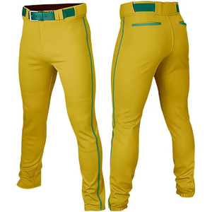 Pantalon de baseball pour homme de style classique, offrant un confort respirant et une mobilité athlétique stable grâce à des vêtements de sport en matériau personnalisé. - Product Image 6
