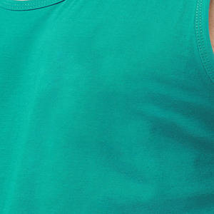 Camisetas sin mangas de algodón/fibra de bambú transpirables de talla grande para hombre, diseño OEM, colores personalizados, Pakistán, las más vendidas - Product Image 4